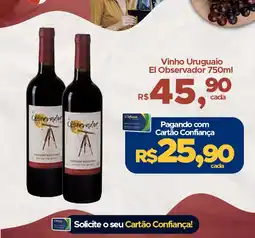 D'avó Supermercado Vinho Uruguaio El Observador oferta