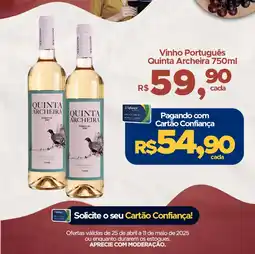 D'avó Supermercado Vinho Português Quinta Archeira oferta