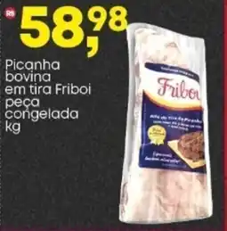 Frangolândia Picanha bovina em tira Friboi peça congelada oferta