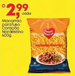 Frangolândia Macarrão parafuso Coração Nordestino oferta