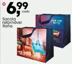 Frangolândia Sacola retornável Rafia oferta