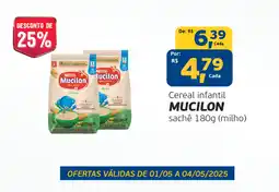 Cometa Supermercados Cereal infantil MUCILON sachê (milho) oferta