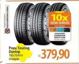 Atacadão Pneu Touring Dunlop 185/70 R14 oferta