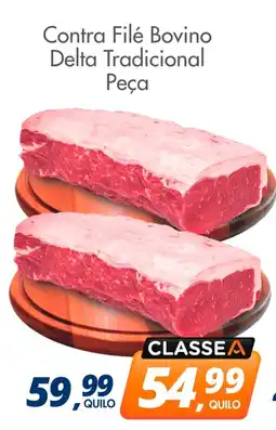 Delta Supermercados Contra Filé Bovino Delta Tradicional Peça oferta