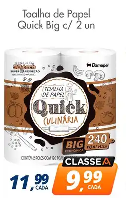 Delta Supermercados Toalha de Papel Quick Big oferta