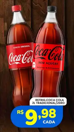 Supermercado Bergamini Refrig.coca cola tradicional/zero oferta