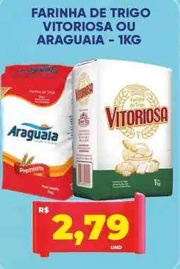Tatico Farinha de trigo vitoriosa ou araguaia oferta
