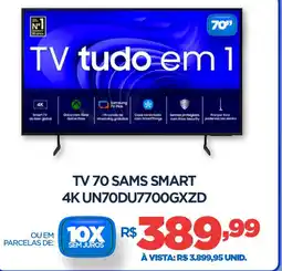 DB Supermercados Tv 70 sams smart 4K UN70DU7700GXZD oferta