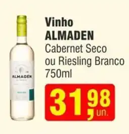 Higa Atacado Vinho ALMADEN oferta