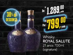 Cometa Supermercados Whisky ROYAL SALUTE 21 anos oferta