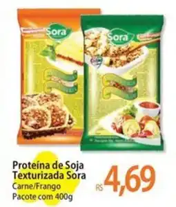 Atacadão Proteína de Soja Texturizada Sora Carne/Frango Pacote oferta