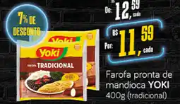 Cometa Supermercados Farofa pronta de mandioca YOKI oferta