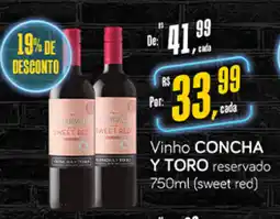 Cometa Supermercados Vinho CONCHA Y TORO reservado oferta