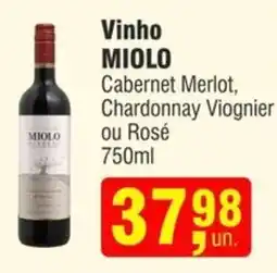Higa Atacado Vinho MIOLO Cabernet Merlot, Chardonnay Viognier ou Rosé oferta