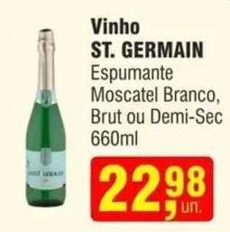 Higa Atacado Vinho ST. GERMAIN Espumante Moscatel Branco, Brut ou Demi-Sec oferta