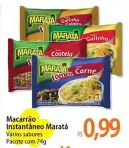 Atacadão Macarrão Instantâneo Maratá Vários sabores Pacote oferta