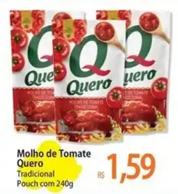 Atacadão Molho de Tomate Quero Tradicional Pouch oferta