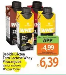 Atacadão Bebida Láctea Zero Lactose Whey Piracanjuba Vários sabores TP oferta