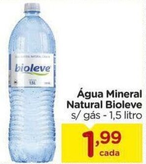 Carrefour Bairro Agua MIneral Natural Bioleve 1.5L oferta