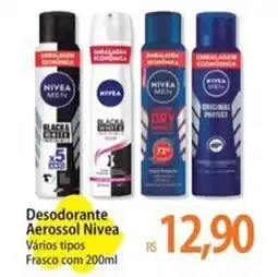 Atacadão Desodorante Aerossol Nivea Vários tipos Frasco oferta