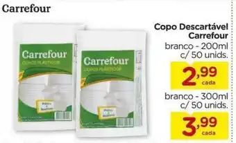 Carrefour Bairro Copo Descartavel Carrefour 200ml c/50unids. oferta