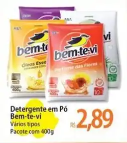 Atacadão Detergente em Pó Bem-te-vi Vários tipos Pacote oferta