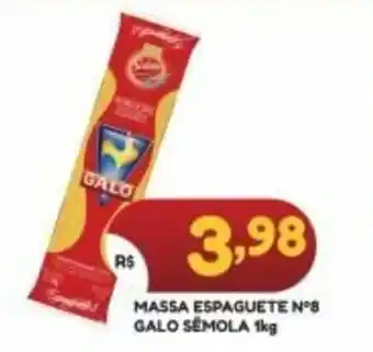 Messa Espaguete N8 Galo Semola 1kg