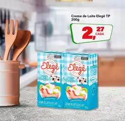 Rede Supermarket Creme de Leite Elegê TP oferta