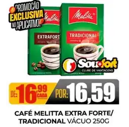Fort Atacadista Café melitta extra forte/ tradicional vácuo oferta