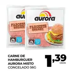 Fort Atacadista Carne de hamburguer aurora misto congelado oferta