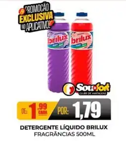 Fort Atacadista Detergente líquido brilux fragrâncias oferta
