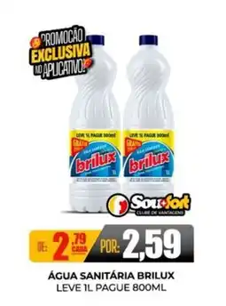 Fort Atacadista Água sanitária brilux oferta
