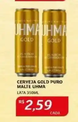 Cerveja Gold Puro Malte Uhama