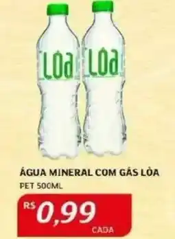 Assaí Atacadista Água Mineral com Gás Lôa oferta