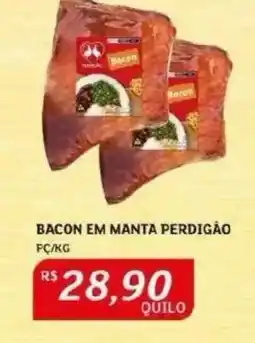 Assaí Atacadista Bacon em Manta Perdigão oferta