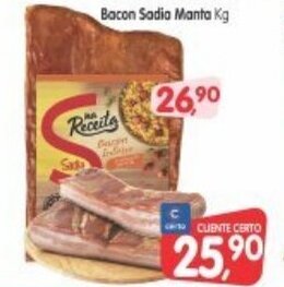 Cercadão Bacon Sadia Manta 1kg oferta