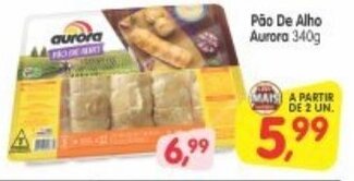 Cercadão Pao de Alho Aurora 340g oferta