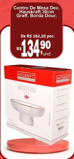 Cocipa Centro De Mesa Dec. Hauskraft 30cm Graff. Borda Dour. oferta