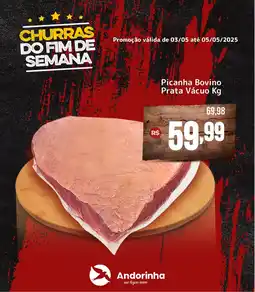 Andorinha Hipermercado Picanha Bovino Prata Vácuo oferta