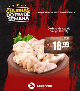Andorinha Hipermercado Coxinha da Asa de Frango Resf oferta