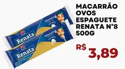 Alvorada Supermercados Macarrão ovos espaguete renata n°8 oferta