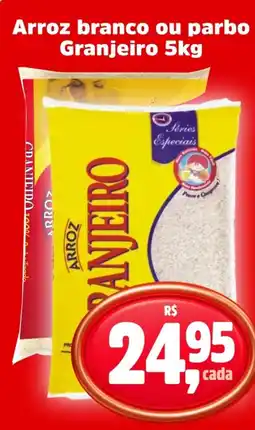 Sj Supermercados Arroz branco ou parbo Granjeiro oferta