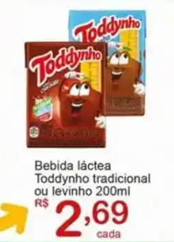 Giga Atacado Bebida láctea Toddynho tradicional ou levinho oferta
