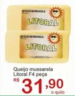 Giga Atacado Queijo mussarela Litoral F4 peça oferta