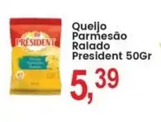 Federzoni Supermercados Queijo Parmesão Ralado President oferta
