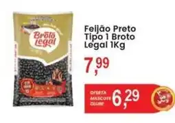 Federzoni Supermercados Feijão Preto Tipo 1 Broto Legal oferta