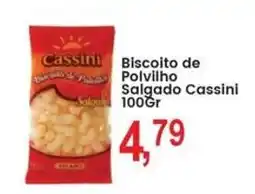Federzoni Supermercados Biscoito de Polvilho Salgado Cassini oferta