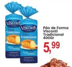 Federzoni Supermercados Pão de Forma Visconti Tradicional oferta