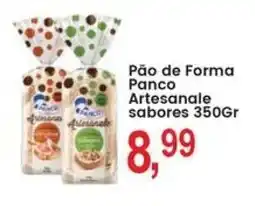 Federzoni Supermercados Pão de Forma Panco Artesanale sabores oferta
