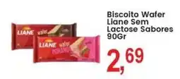 Federzoni Supermercados Biscoito Wafer Liane Sem Lactose Sabores oferta